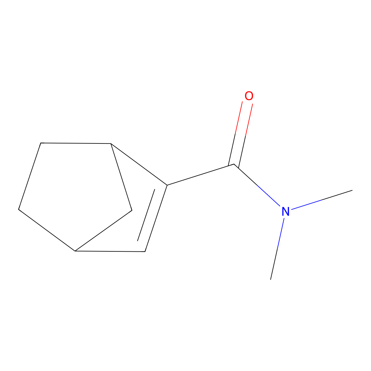 (1R,4S)-N,N-Dimethylbicyclo[2.2.1]hept-2-ene-2-carboxamide molecular structure, CAS 2847800-46-6