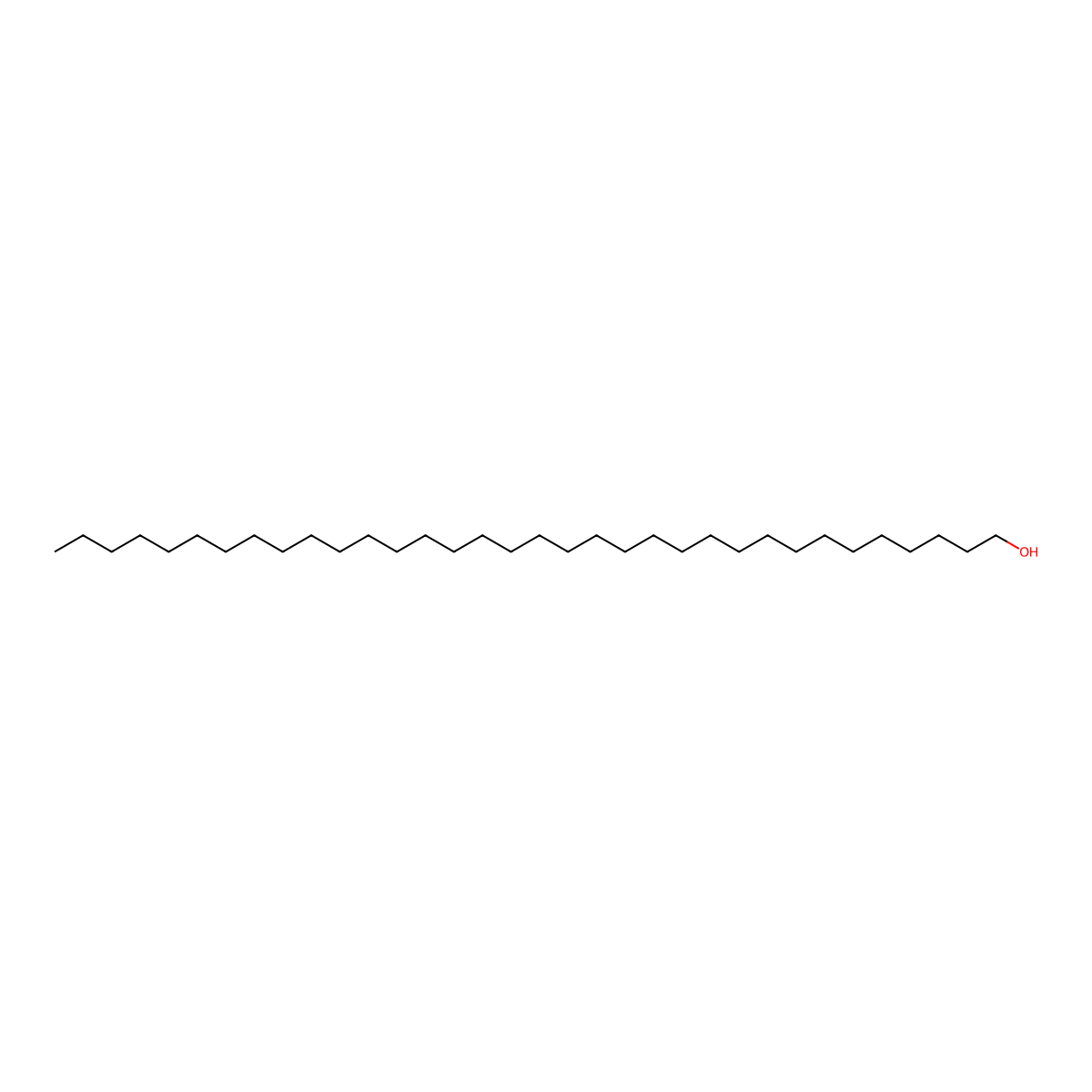 1-Tetratriacontanol molecular structure, CAS 28484-70-0