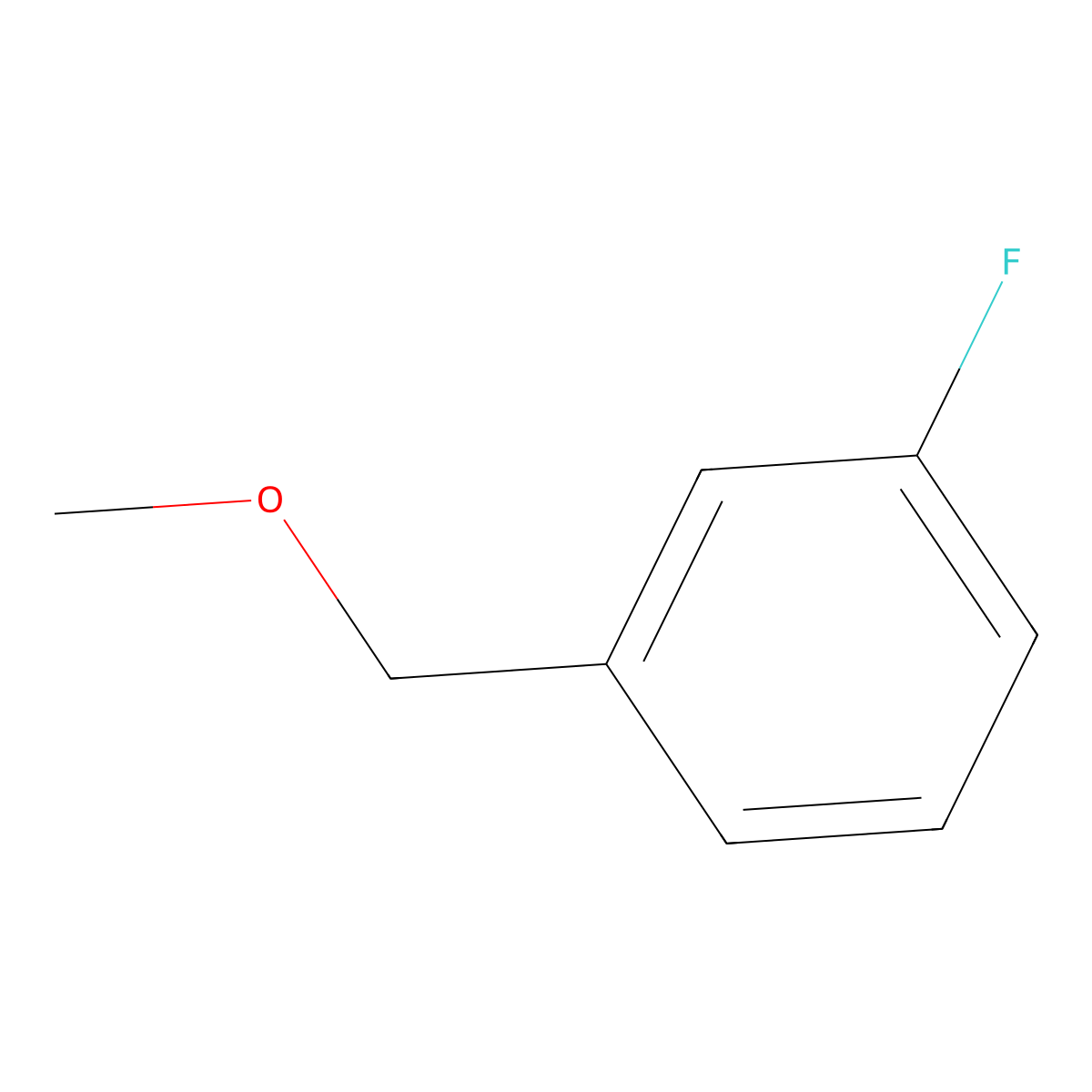 1-Fluoro-3-(methoxymethyl)benzene molecular structure, CAS 28490-57-5