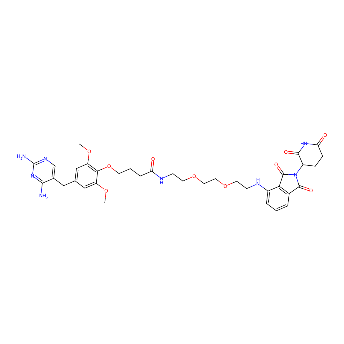 PROTAC eDHFR Degrader-1 molecular structure, CAS 2849442-92-6