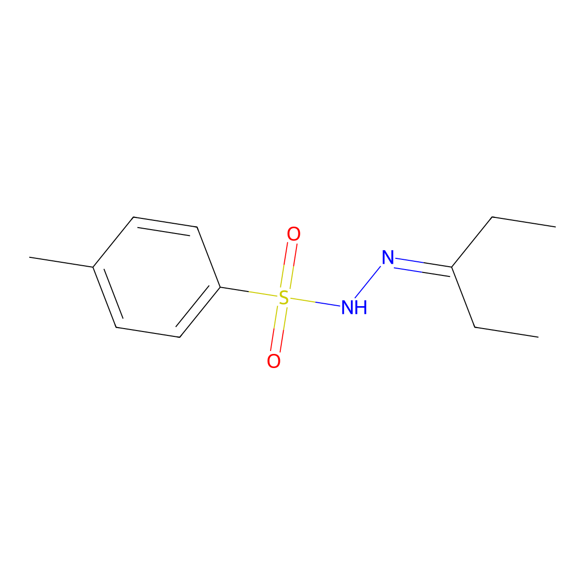 3-Pentanone p-Toluenesulfonylhydrazone molecular structure, CAS 28495-72-9