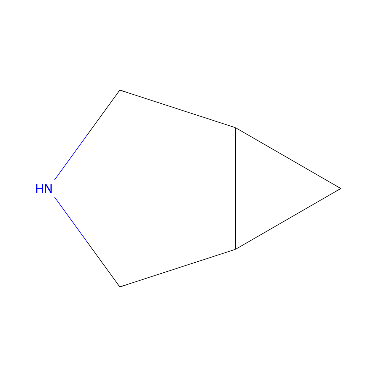 3-Azabicyclo(3.1.0)hexane molecular structure, CAS 285-59-6