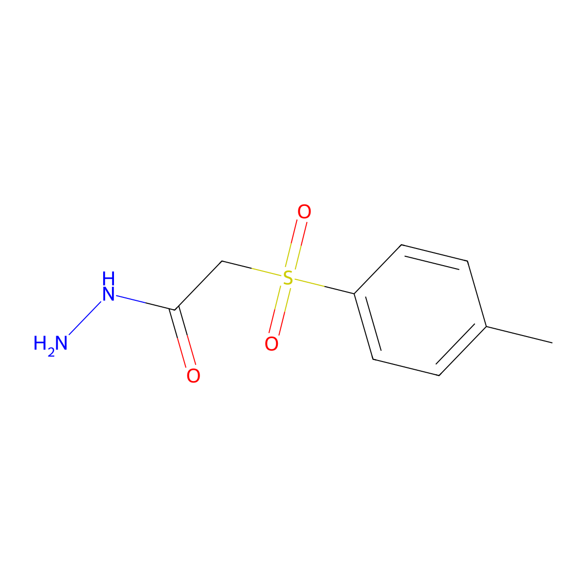 2-Tosylacetohydrazide molecular structure, CAS 2850-22-8