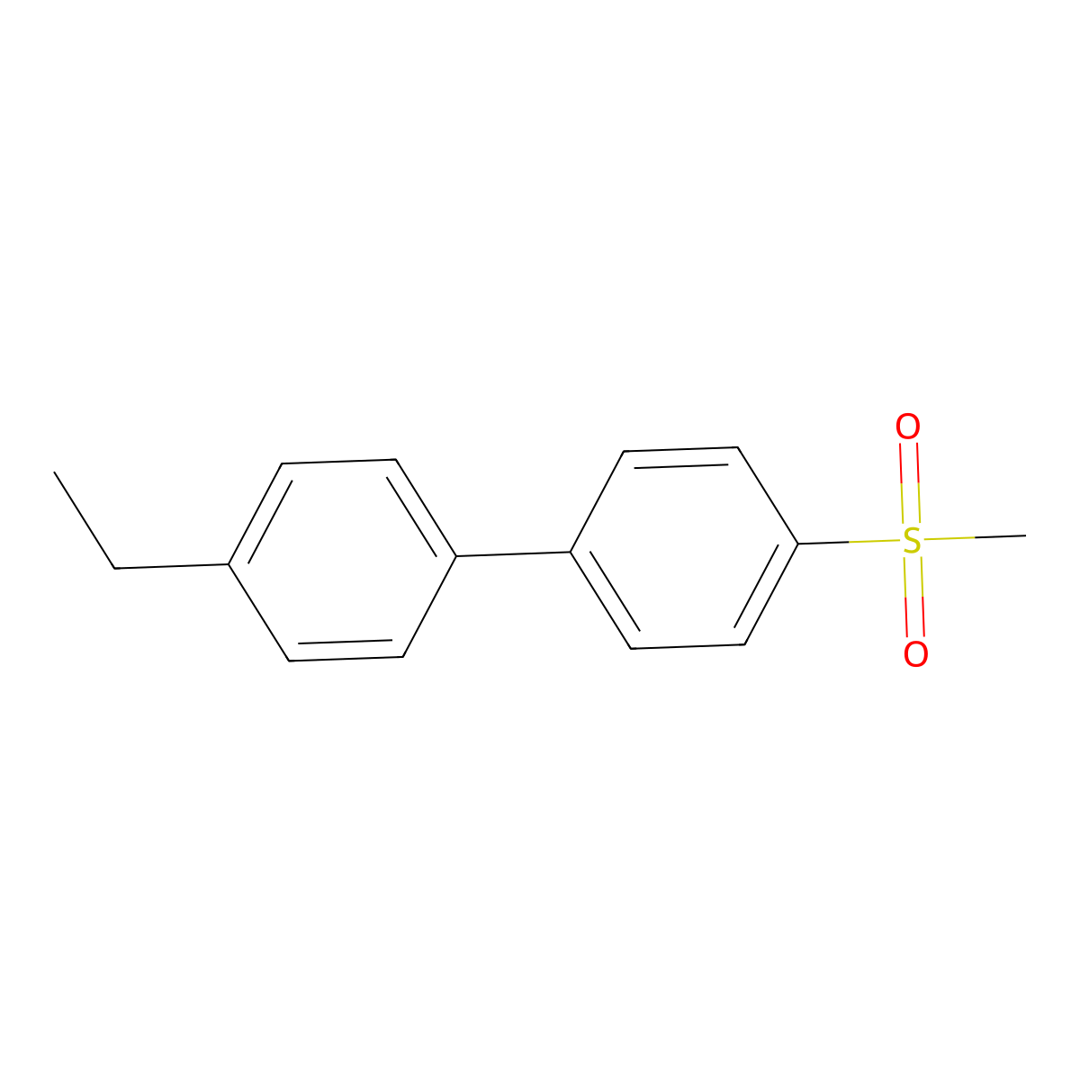 4-Ethyl-4'-(methylsulfonyl)-1,1'-biphenyl molecular structure, CAS 2850226-67-2