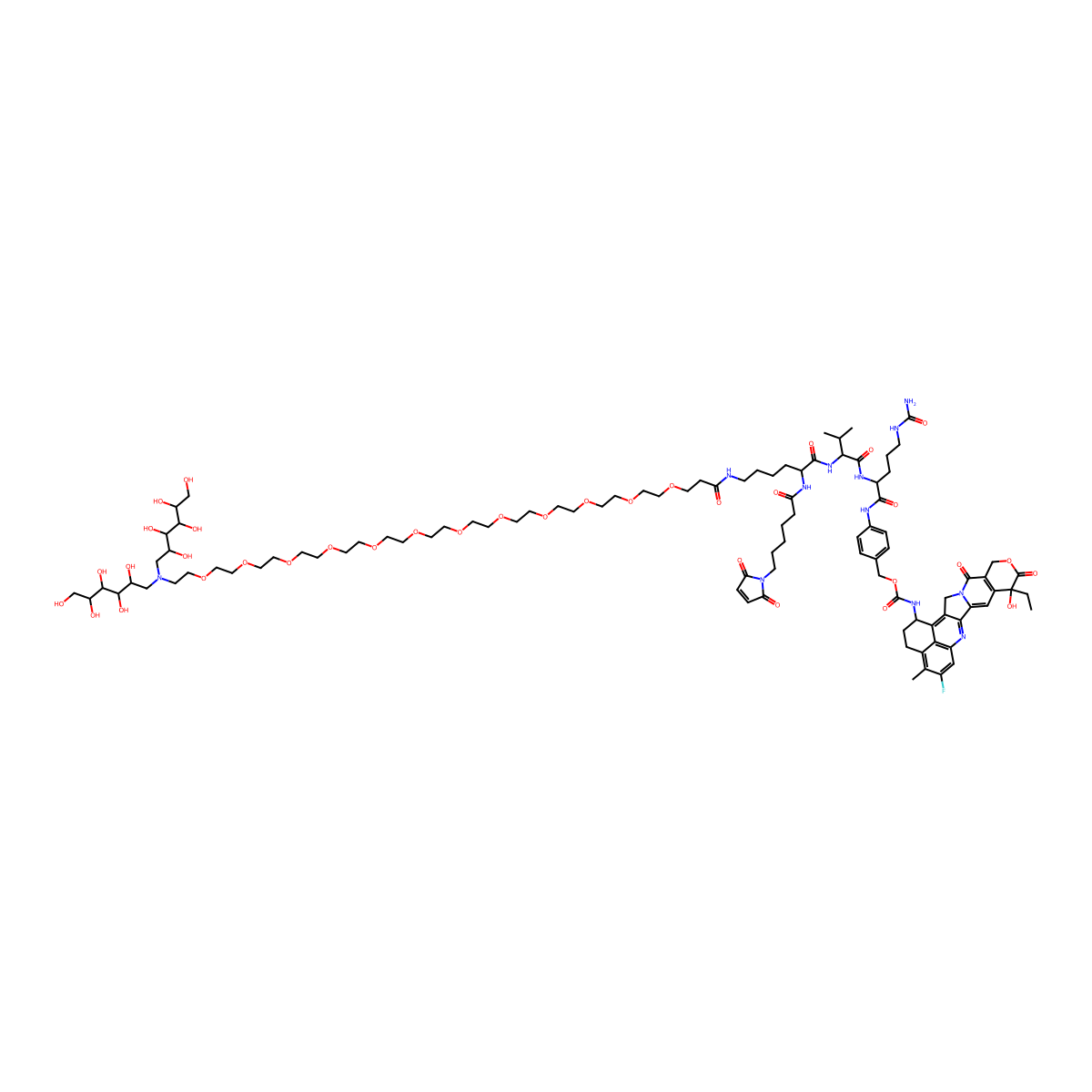 o[3',4':6,7]Indolizino[1,2-b]quinolin-1-yl)carbamate molecular structure, CAS 2851058-71-2