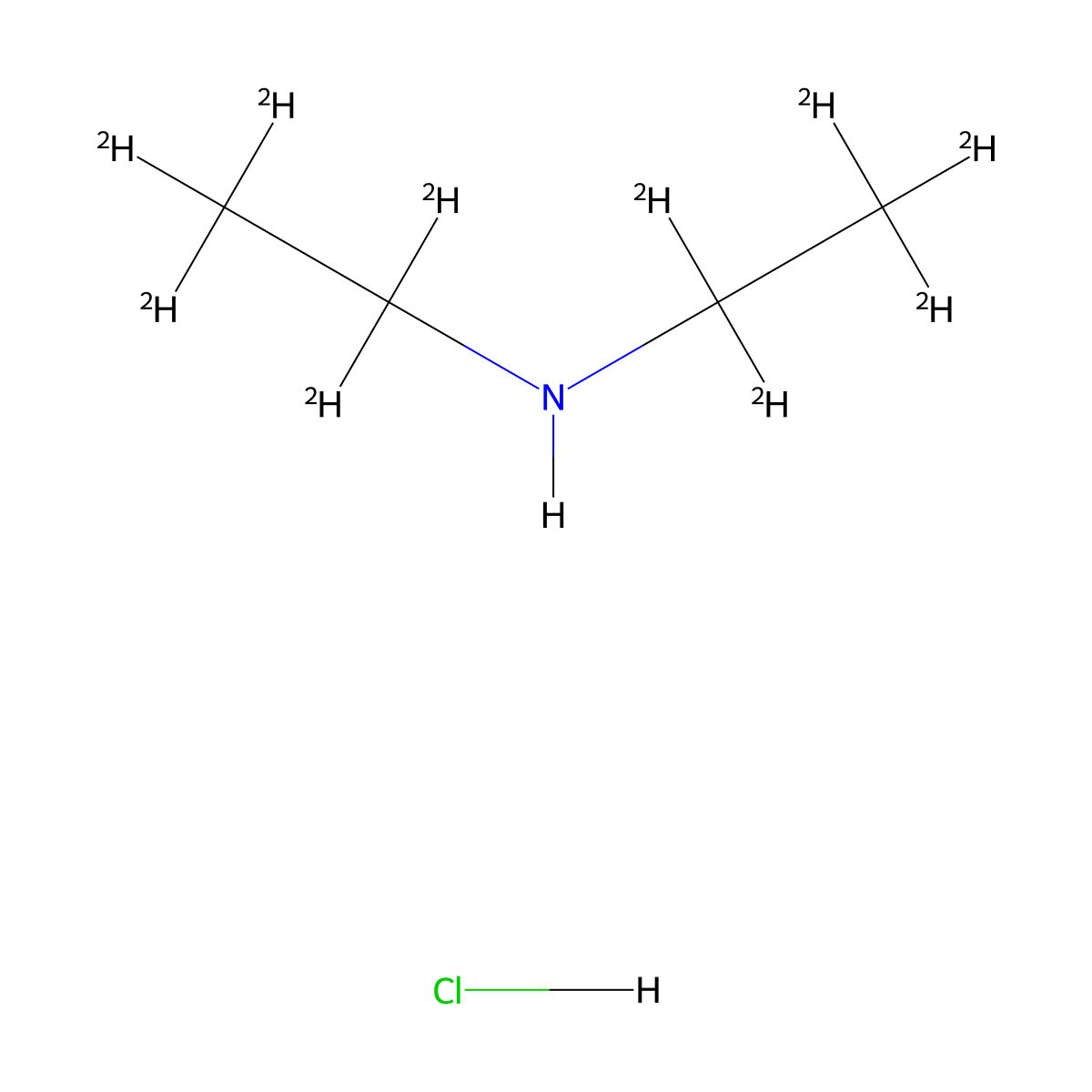 N-(~2~H_5_)Ethyl(~2~H_5_)ethanamine--hydrogen chloride (1/1) molecular structure, CAS 285132-87-8