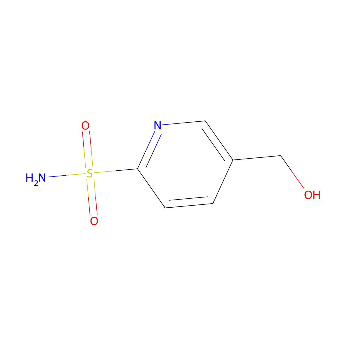 5-(Hydroxymethyl)pyridine-2-sulfonamide molecular structure, CAS 285135-58-2