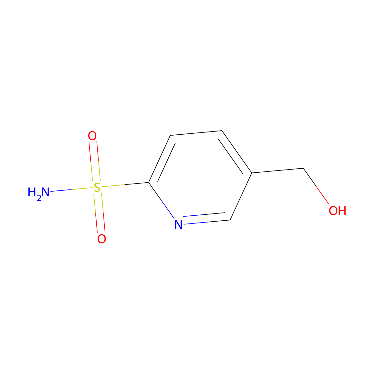 5-(Hydroxymethyl)pyridine-2-sulfonamide molecular structure, CAS 285135-58-2