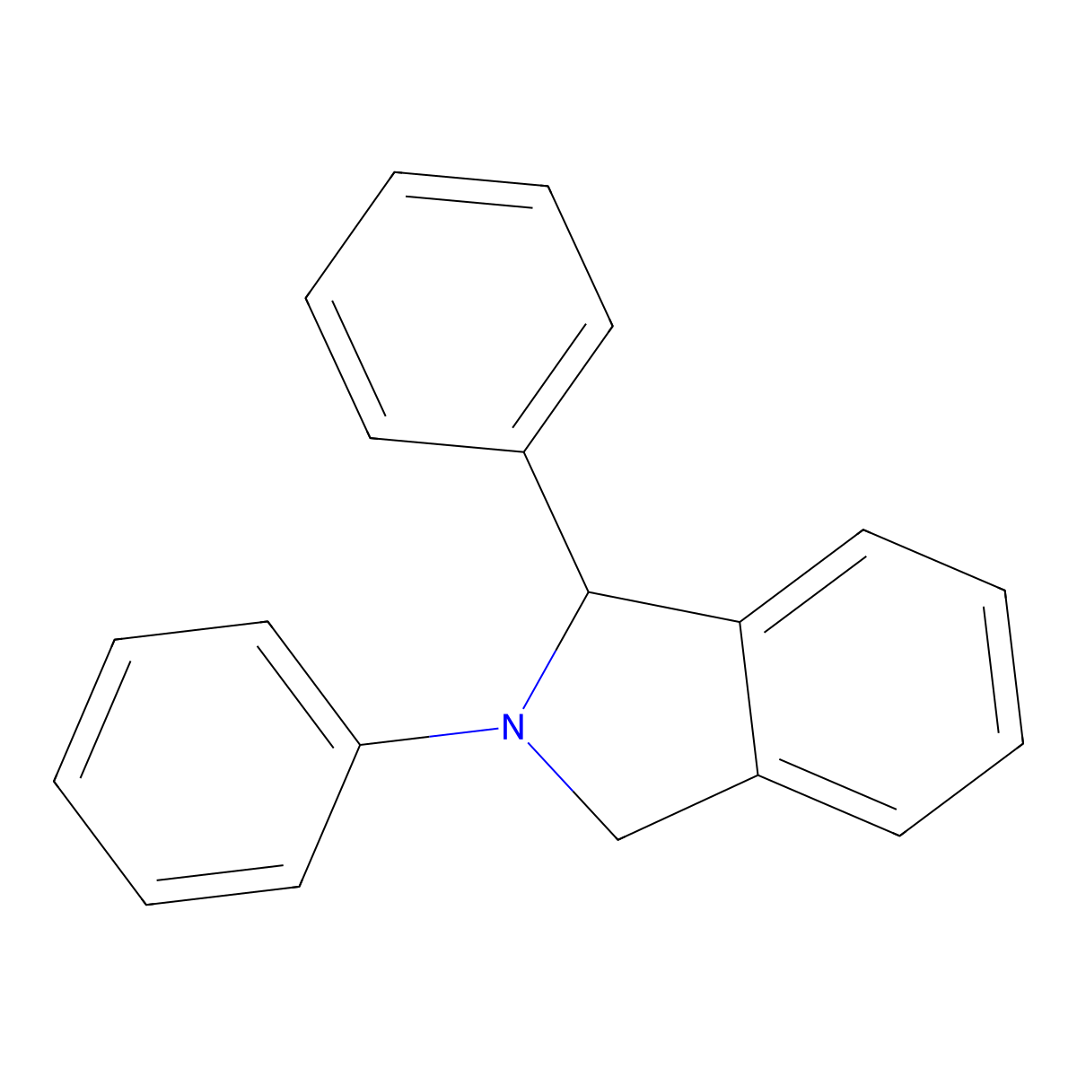 1,2-Diphenyl-2,3-dihydro-1h-isoindole molecular structure, CAS 28519-59-7