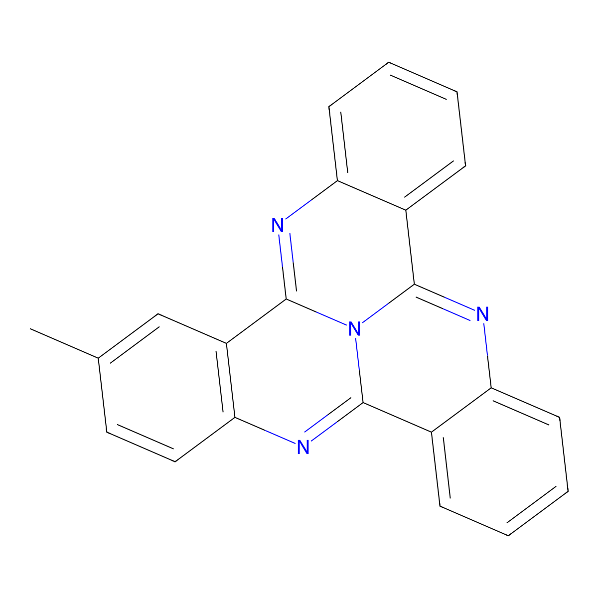 Tricycloquinazoline, 3-methyl- molecular structure, CAS 28522-57-8