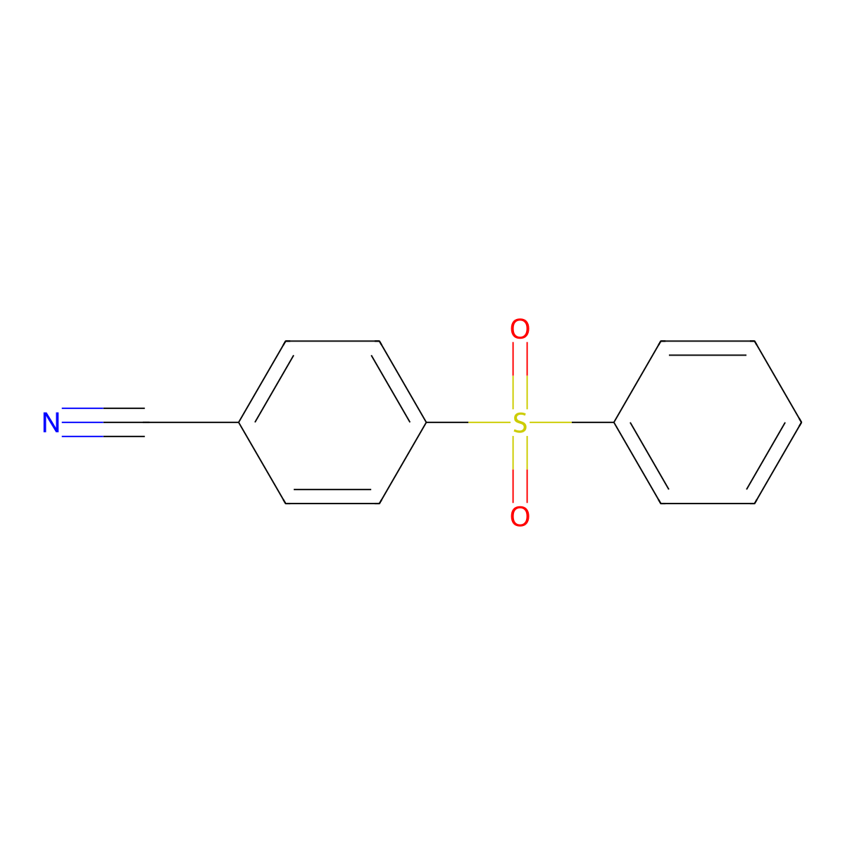 4-(Phenylsulfonyl)benzonitrile molecular structure, CAS 28525-13-5