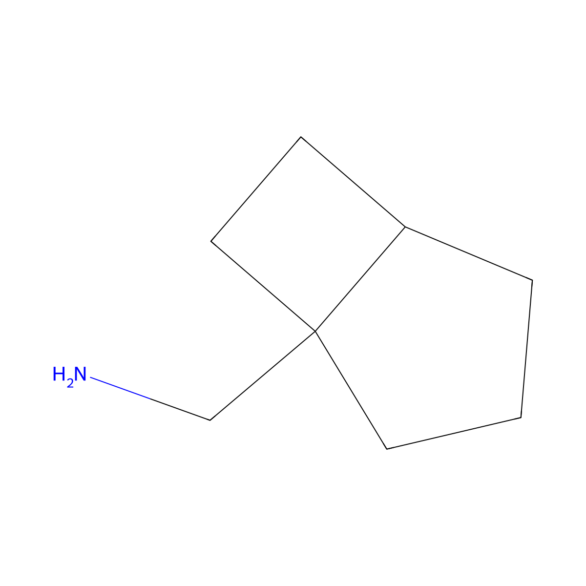 Bicyclo[3.2.0]heptan-1-ylmethanamine molecular structure, CAS 2852794-08-0