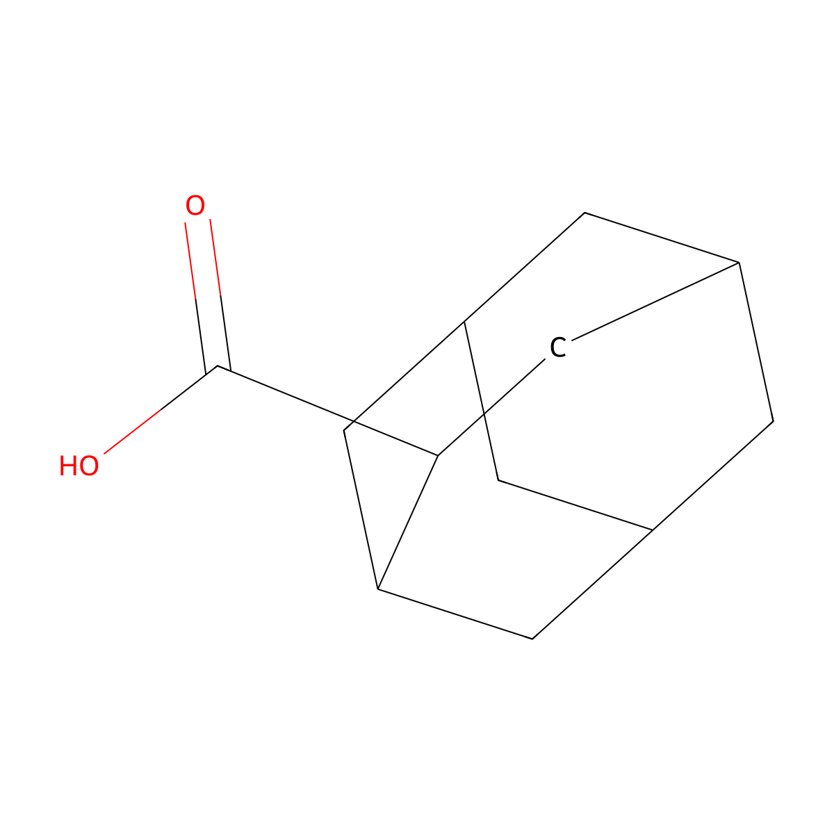 Tricyclo[4.3.1.1,3,8]undecane-4-carboxylic acid molecular structure, CAS 28529-83-1