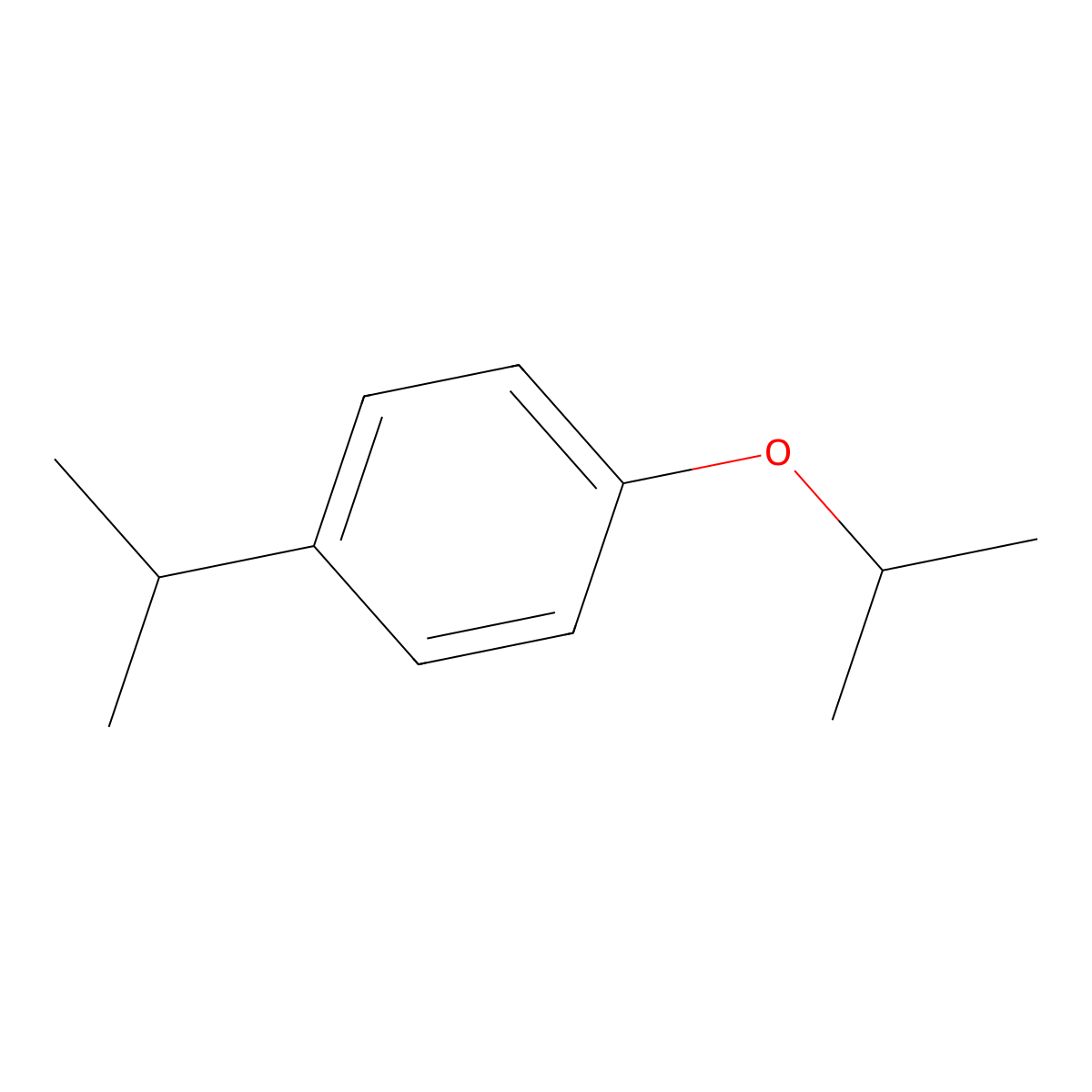 1-(Propan-2-yl)-4-[(propan-2-yl)oxy]benzene molecular structure, CAS 28530-36-1