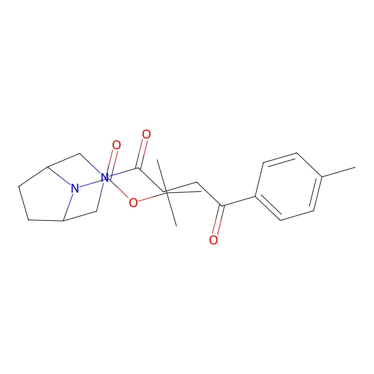 1,1-Dimethylethyl 3-[4-(4-methylphenyl)-1,4-dioxobutyl]-3,8-diazabicyclo[3.2.1]octane-8-carboxylate molecular structure, CAS 2853259-12-6