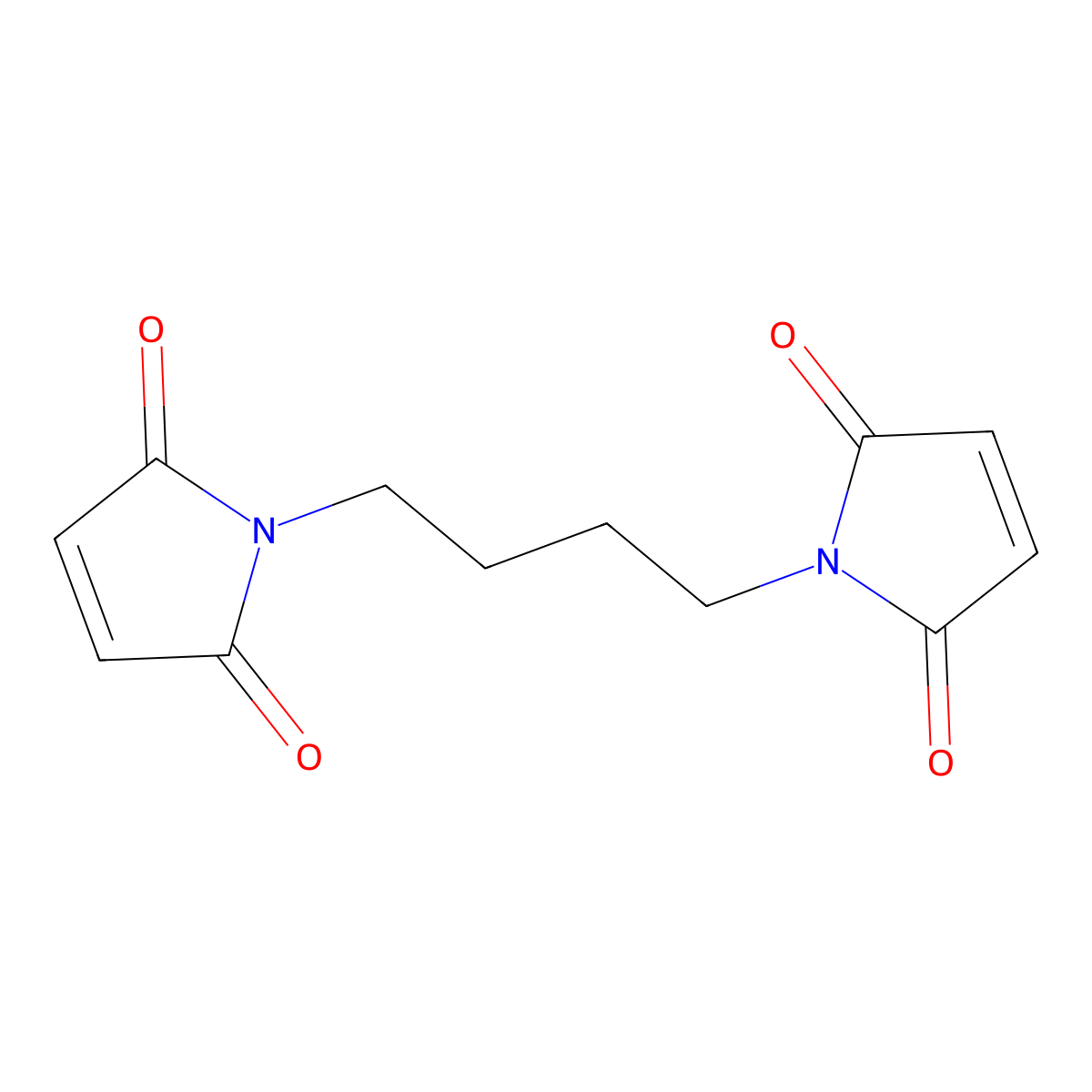 1,4-Bis(maleimido)butane molecular structure, CAS 28537-70-4