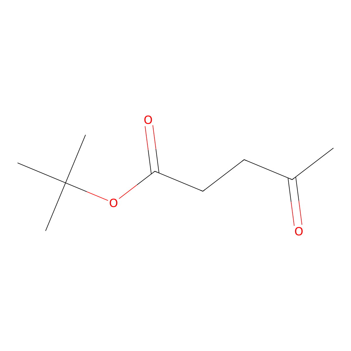 tert-Butyl 4-oxopentanoate molecular structure, CAS 2854-10-6