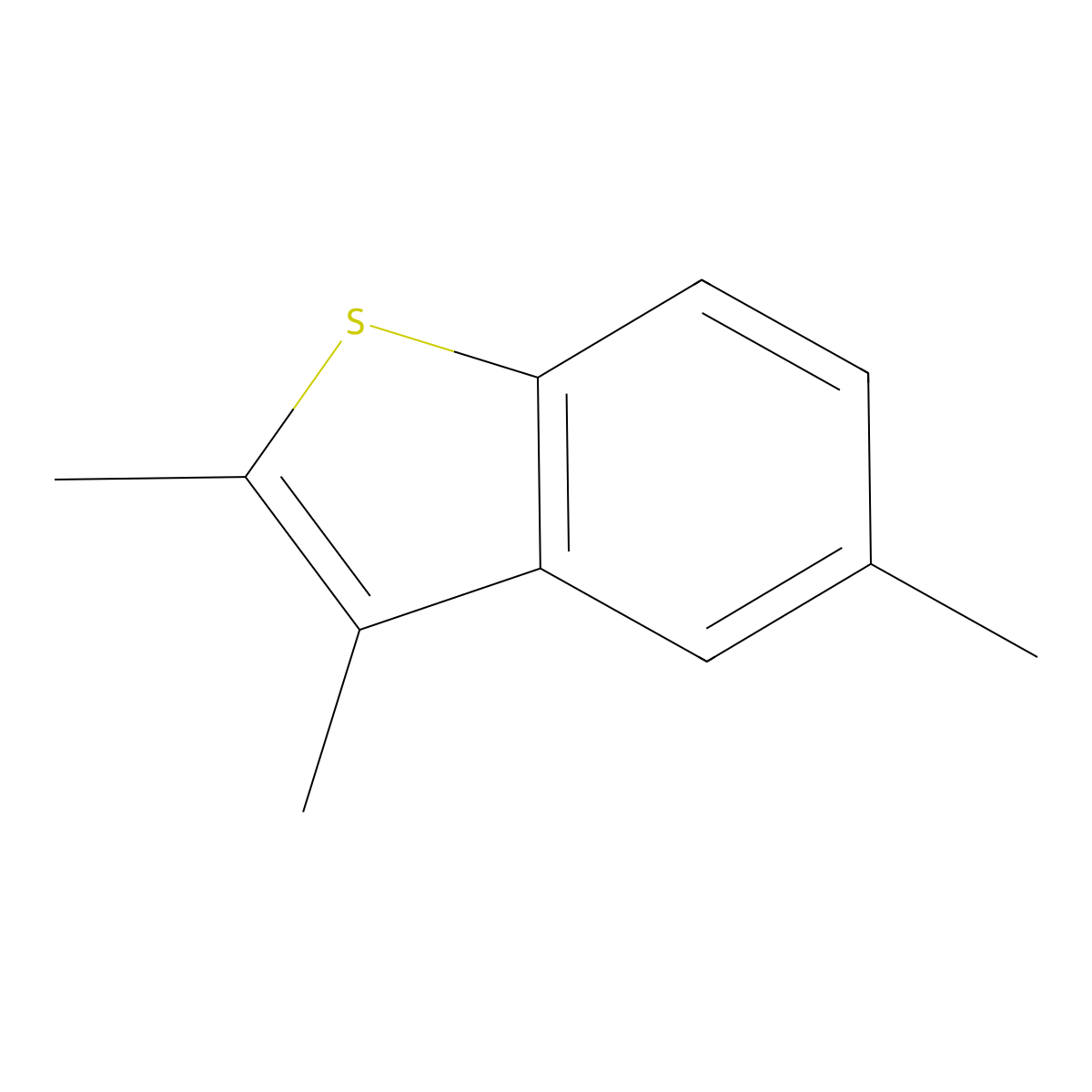 2,3,5-Trimethylbenzo[b]thiophene molecular structure, CAS 28540-46-7