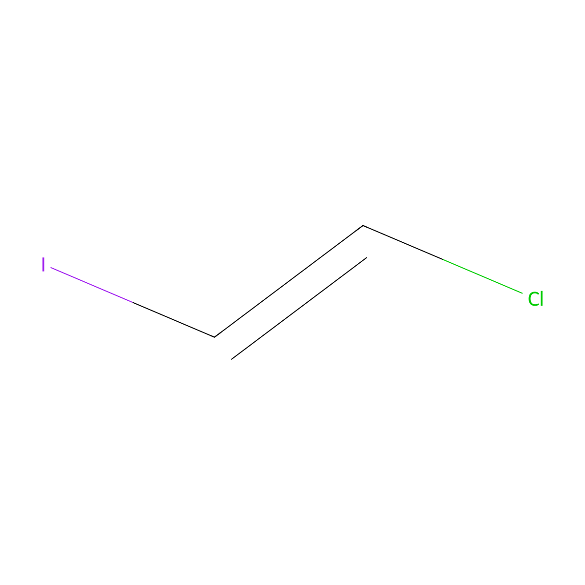 (E)-1-Chloro-2-iodoethene molecular structure, CAS 28540-81-0