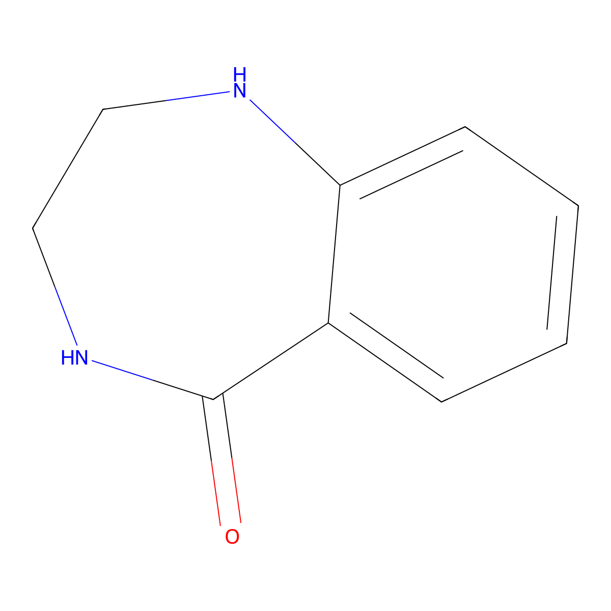 2,3,4,5-tetrahydro-1H-1,4-benzodiazepin-5-one molecular structure, CAS 28544-83-4