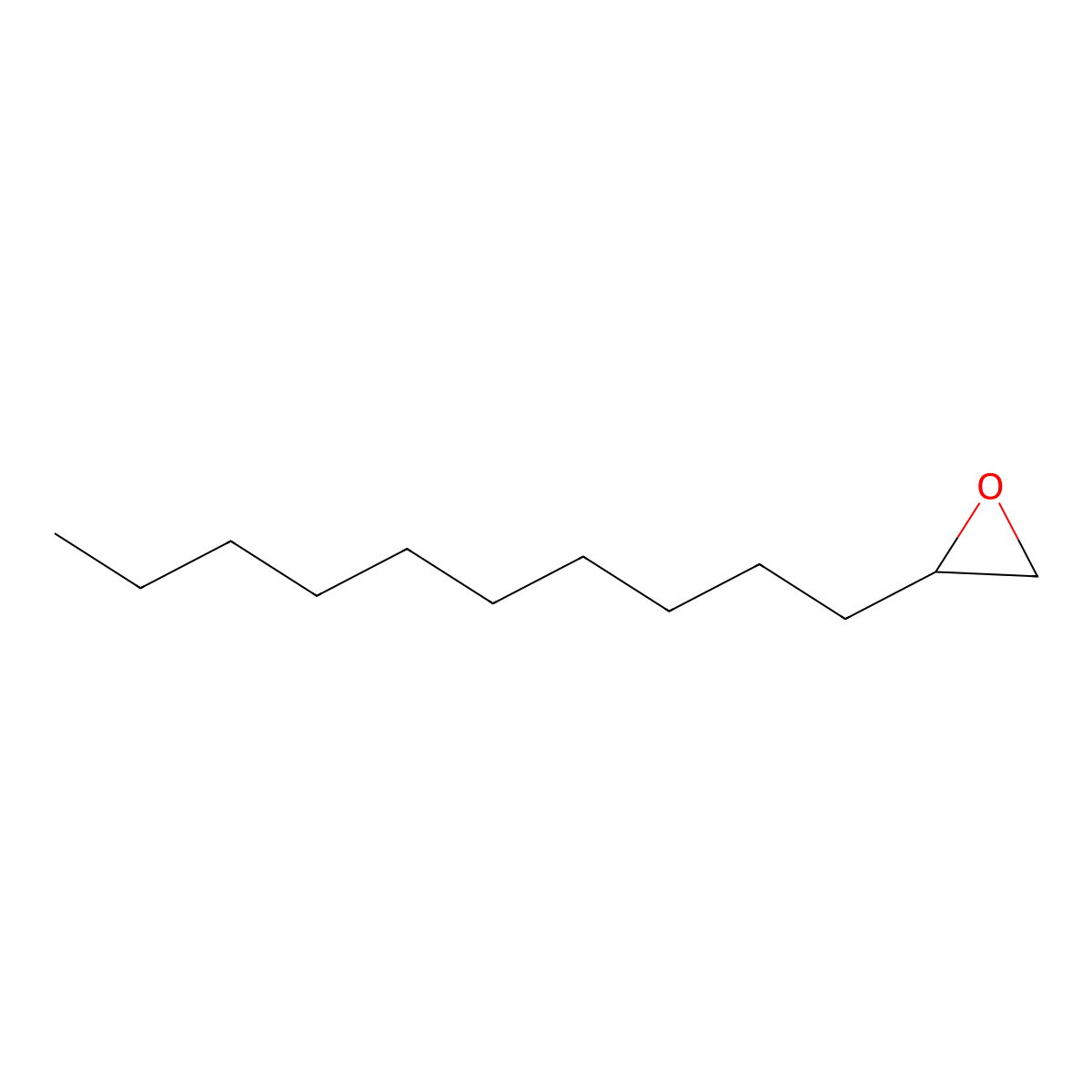1,2-Epoxydodecane molecular structure, CAS 2855-19-8