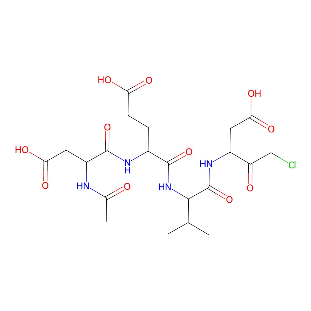 Caspase-3 Inhibitor III molecular structure, CAS 285570-60-7