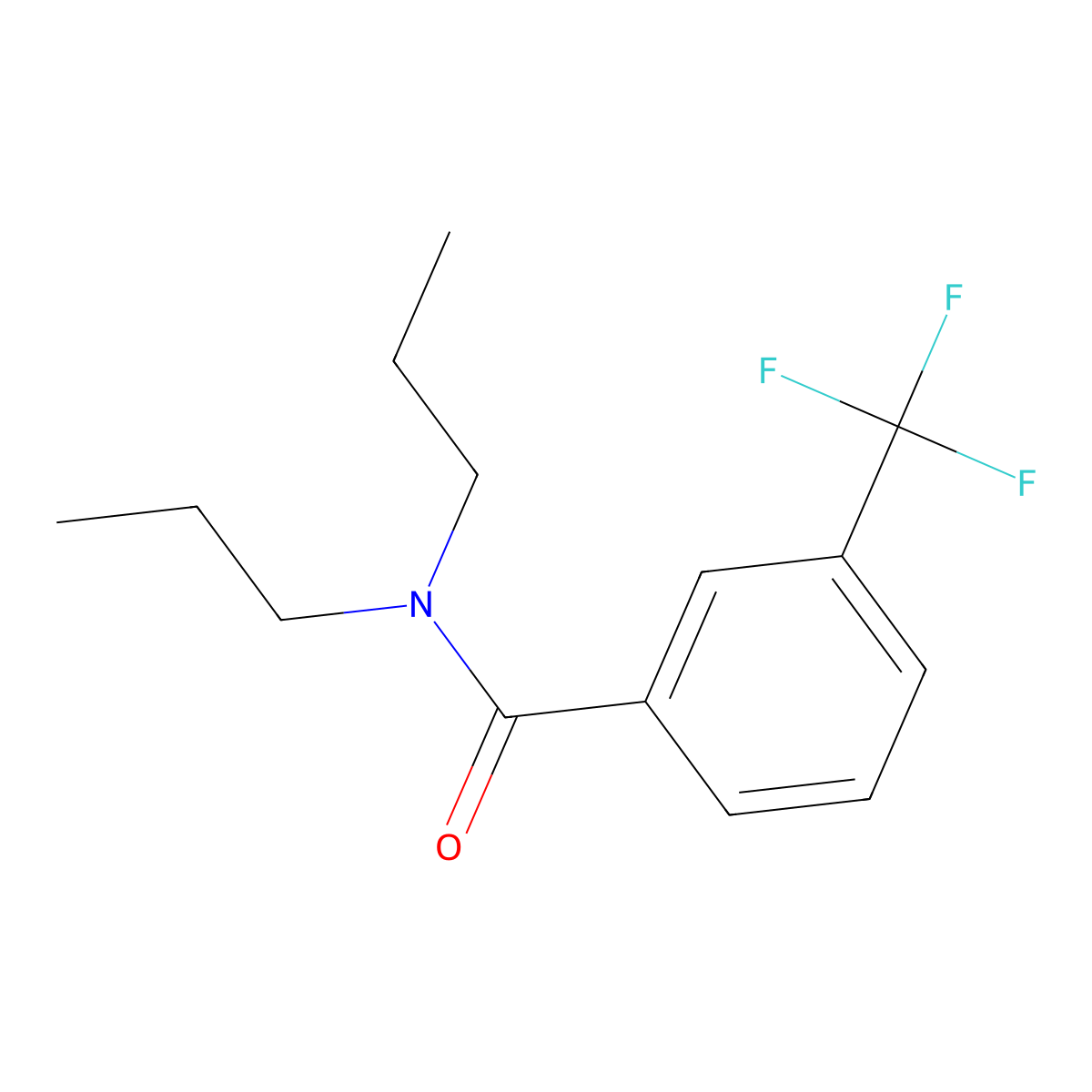N,N-Dipropyl-3-(trifluoromethyl)benzamide molecular structure, CAS 2856237-01-7