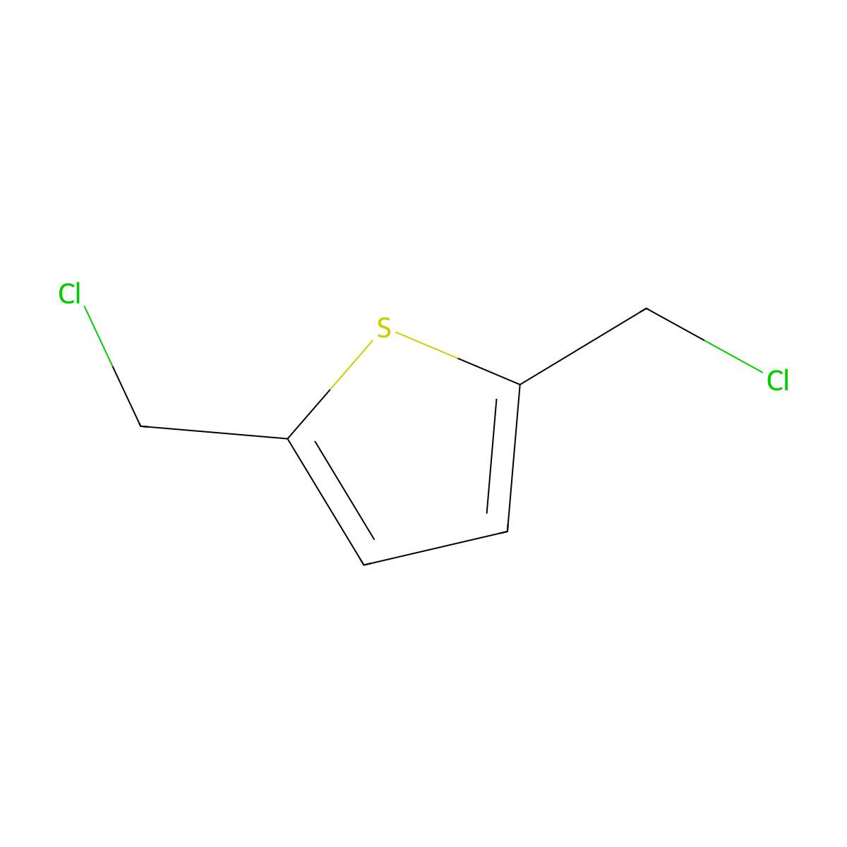 2,5-Bis(chloromethyl)thiophene molecular structure, CAS 28569-48-4