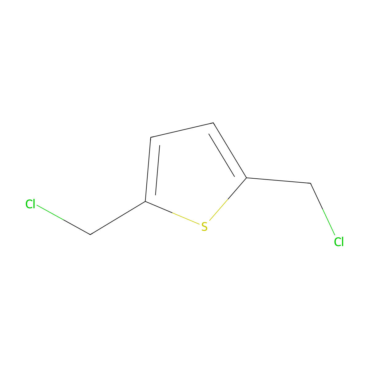2,5-Bis(chloromethyl)thiophene molecular structure, CAS 28569-48-4