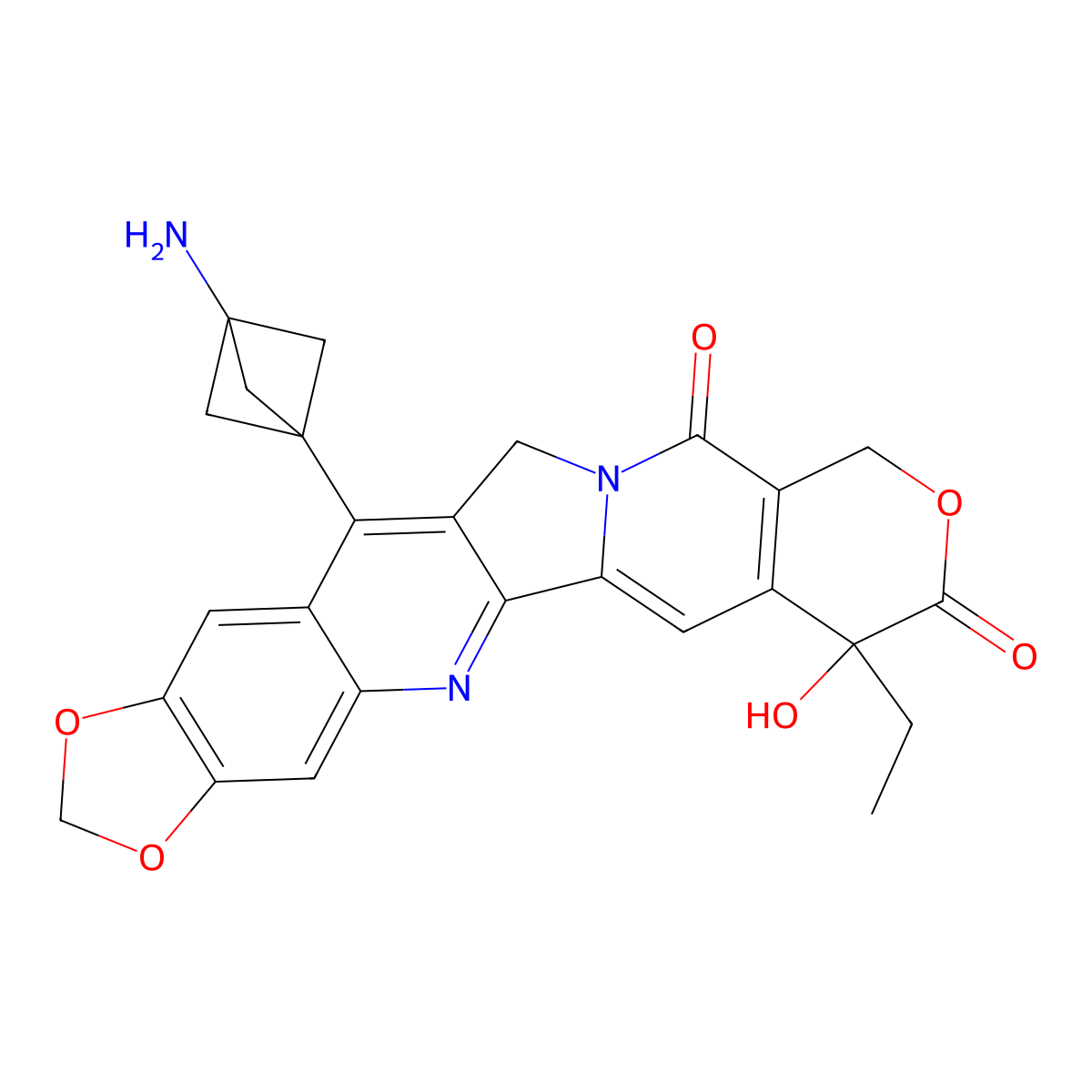 NH2-bicyclo[1.1.1]pentane-7-MAD-MDCPT molecular structure, CAS 2857037-69-3