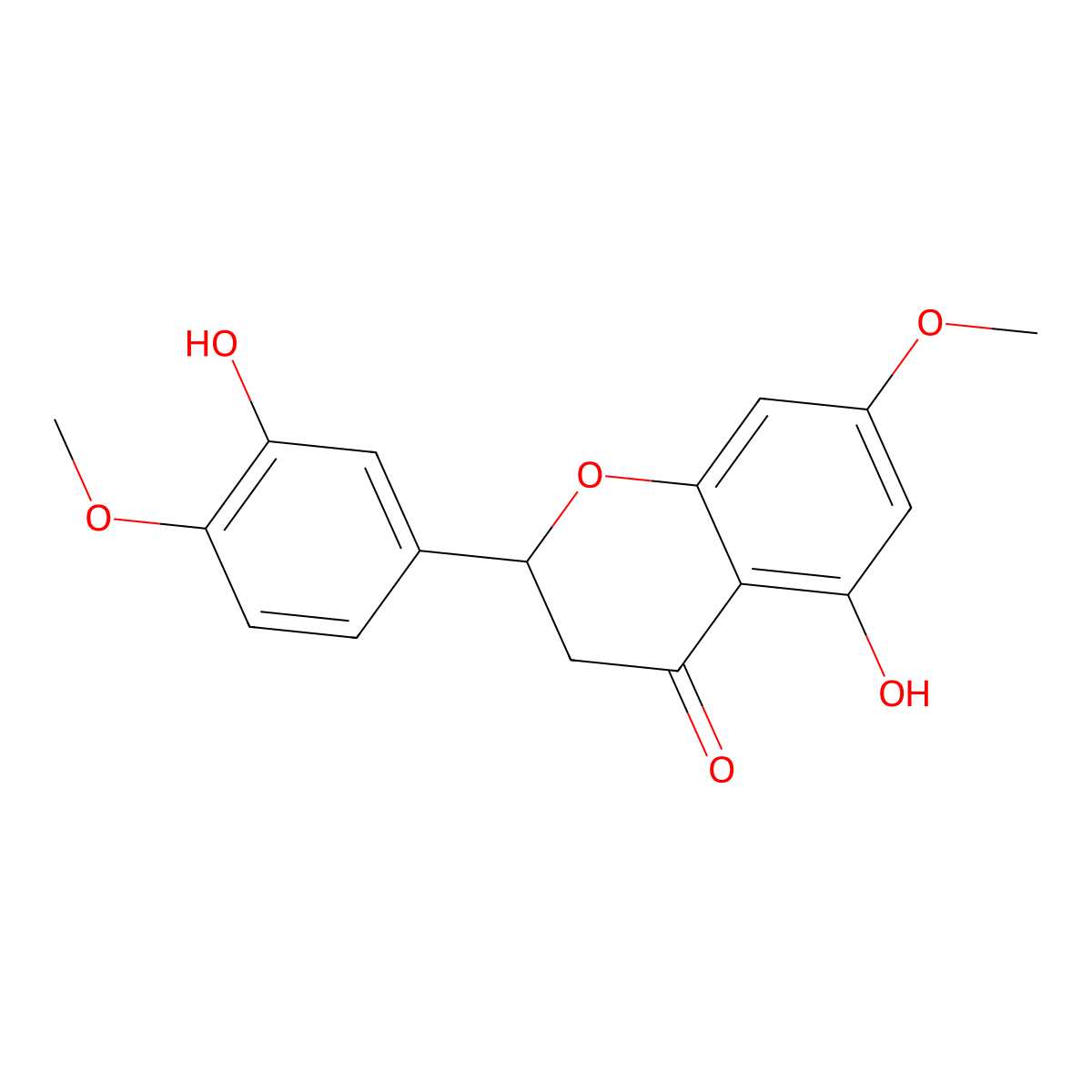 Persicogenin molecular structure, CAS 28590-40-1