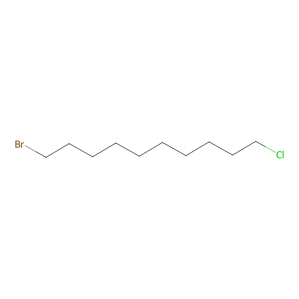 1-Bromo-10-chlorodecane molecular structure, CAS 28598-83-6