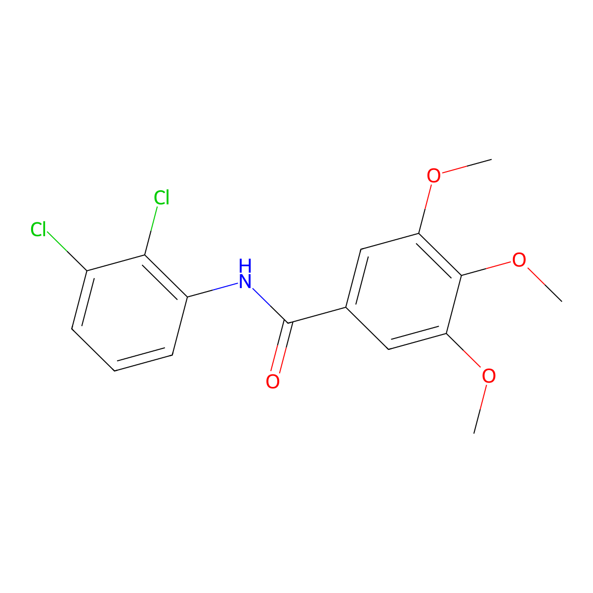 N-(2,3-dichlorophenyl)-3,4,5-trimethoxybenzamide molecular structure, CAS 285985-33-3