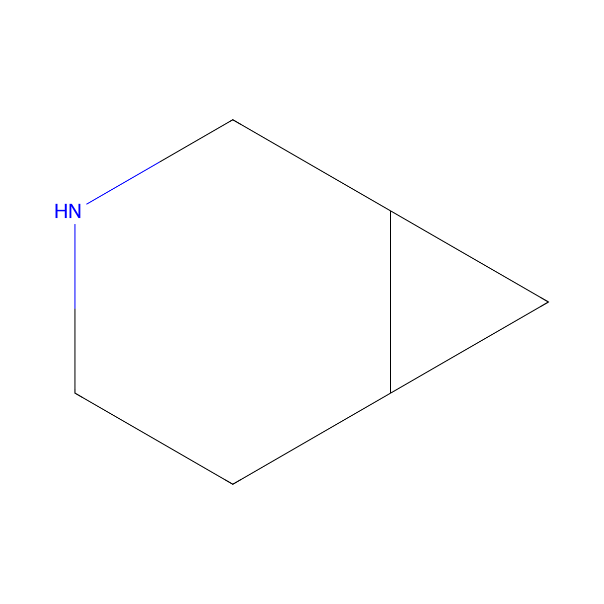 3-Aza-bicyclo[4.1.0]heptane molecular structure, CAS 286-09-9