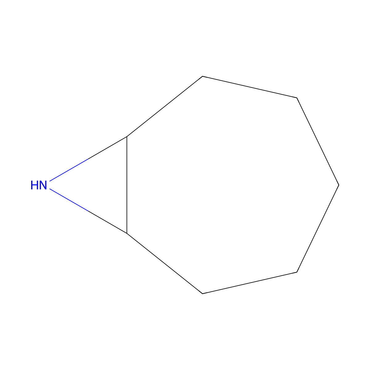 8-Azabicyclo(5.1.0)octane molecular structure, CAS 286-44-2