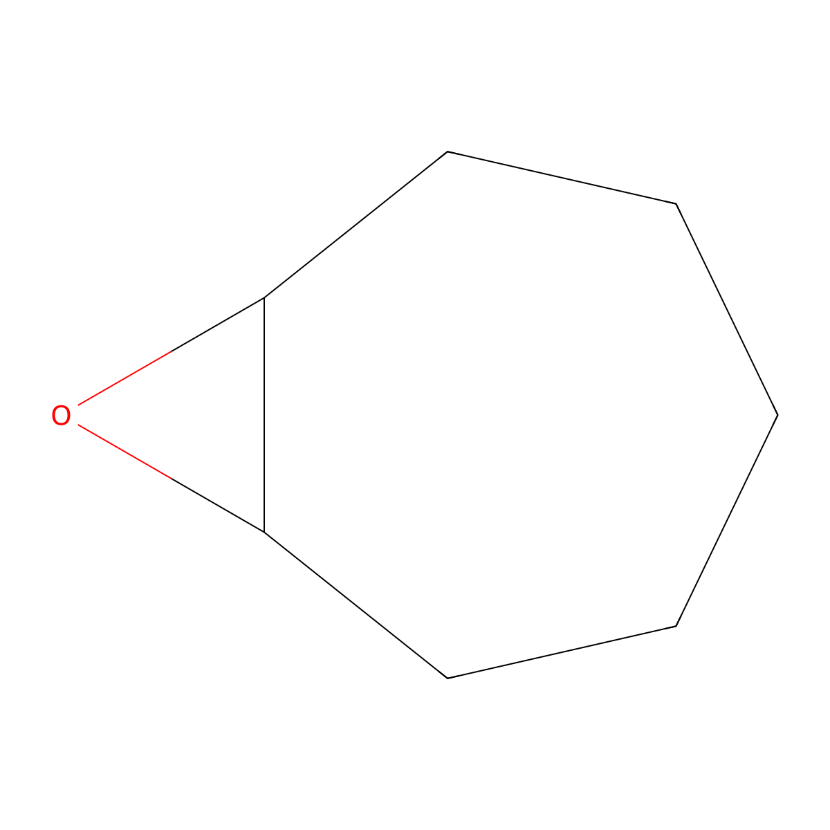 8-Oxabicyclo(5.1.0)octane molecular structure, CAS 286-45-3