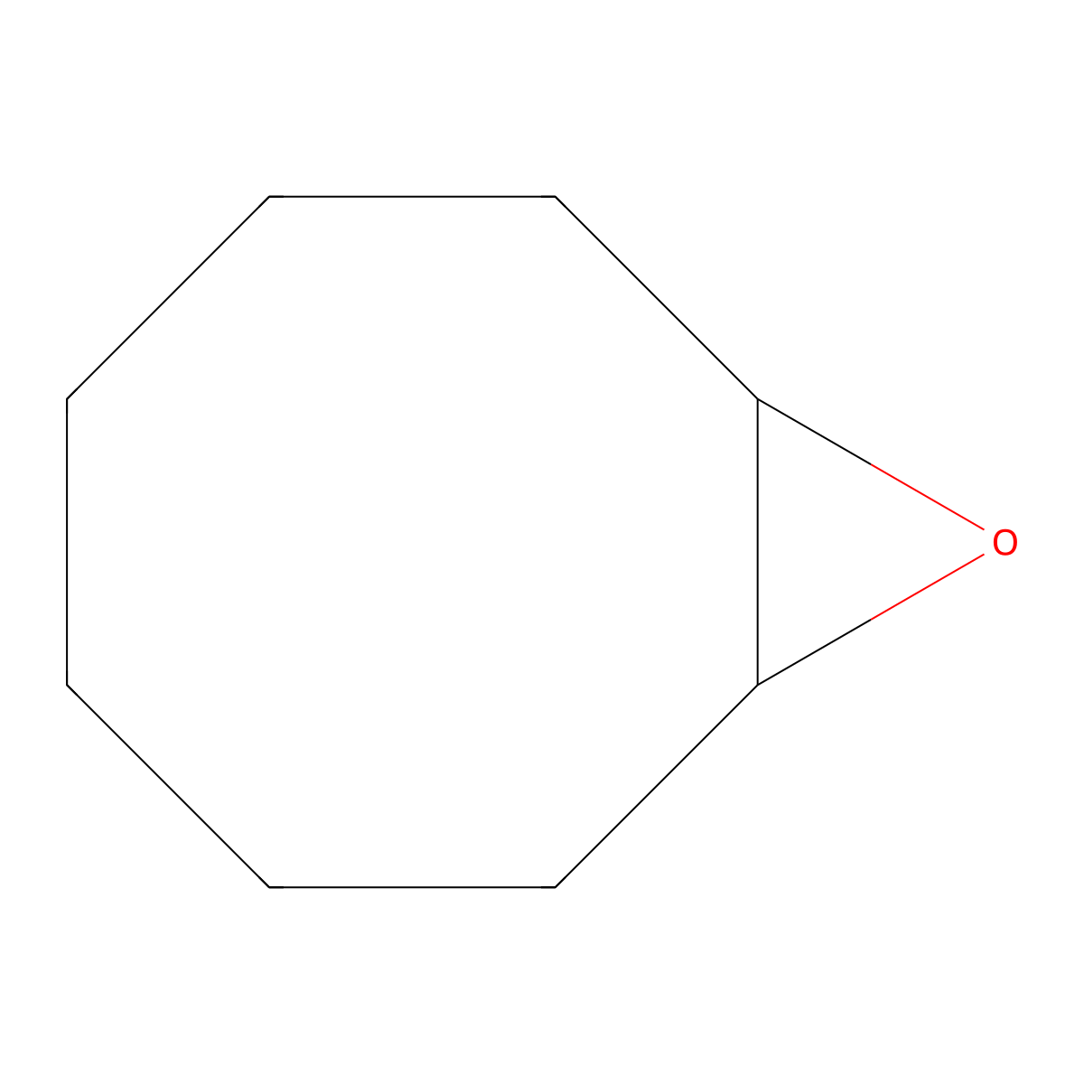 1,2-Epoxycyclooctane molecular structure, CAS 286-62-4