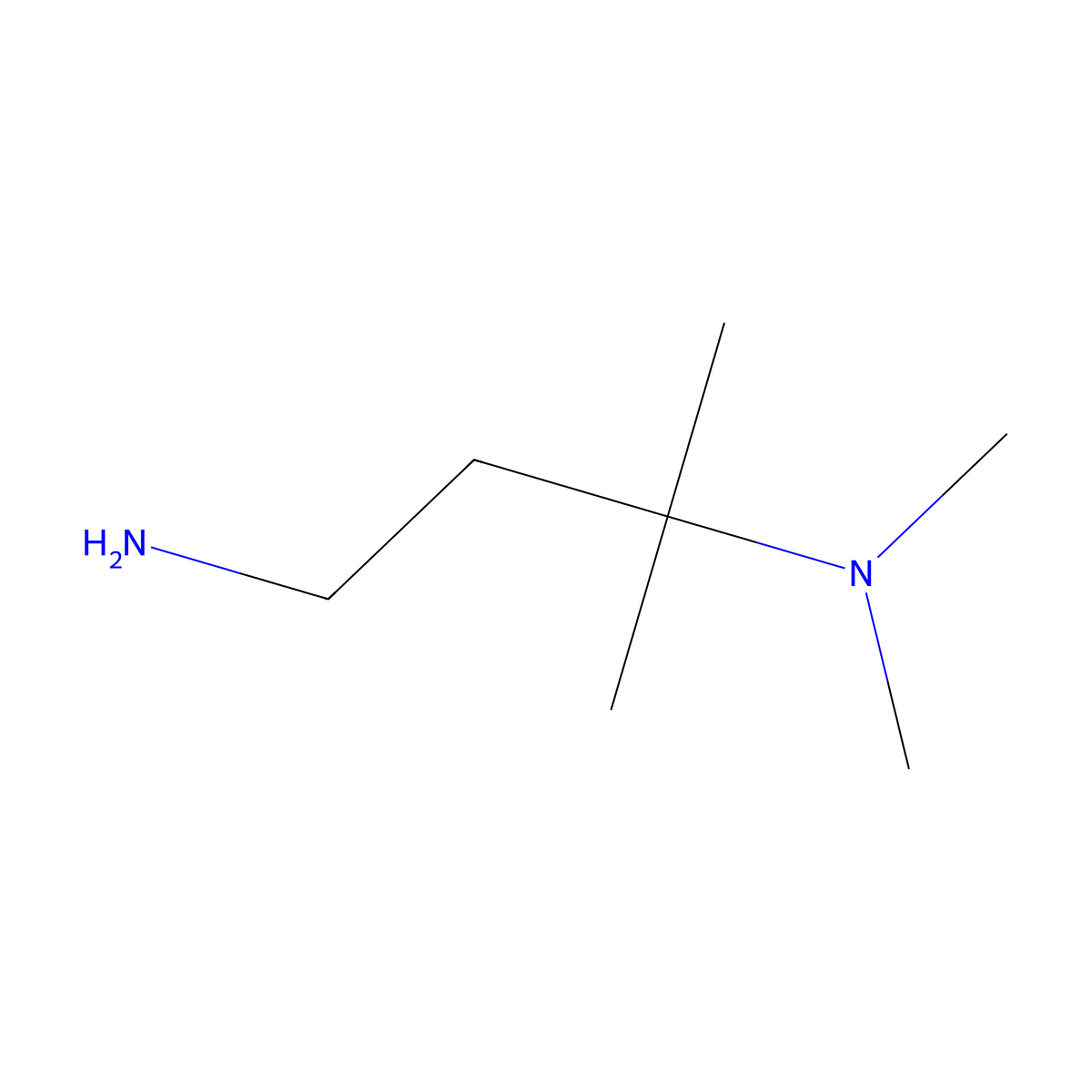 (4-Amino-2-methylbutan-2-yl)dimethylamine molecular structure, CAS 286011-66-3