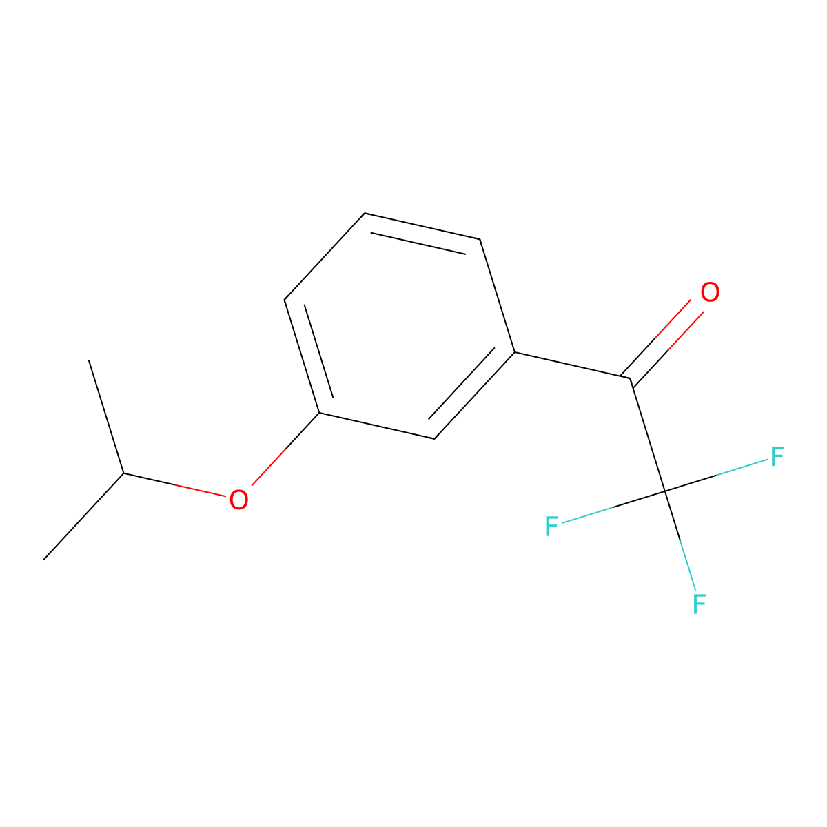 3'-iso-Propoxy-2,2,2-trifluoroacetophenone molecular structure, CAS 286017-70-7
