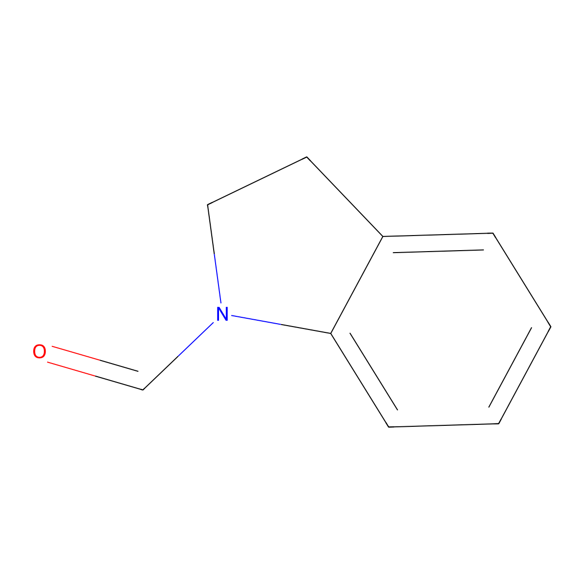 N-Formylindoline molecular structure, CAS 2861-59-8