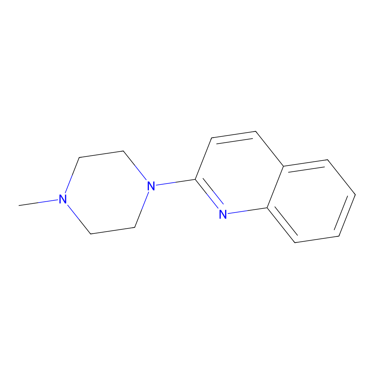 N-Methylquipazine molecular structure, CAS 28614-26-8