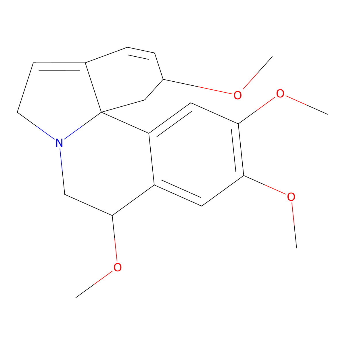 Erythristemine molecular structure, CAS 28619-41-2