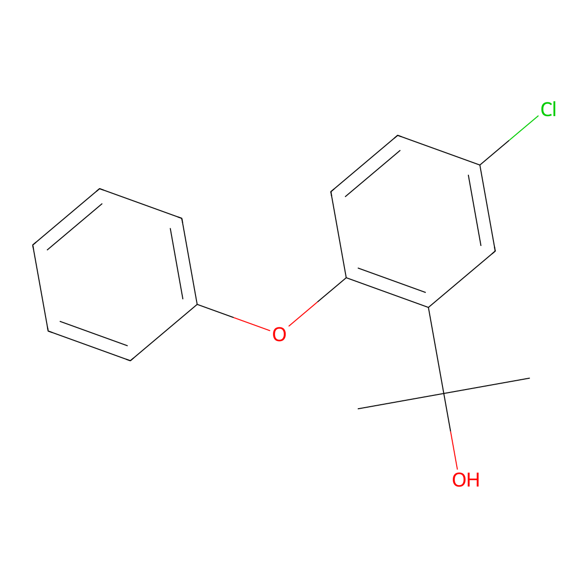 2-(5-Chloro-2-phenoxyphenyl)propan-2-ol molecular structure, CAS 2861924-69-6