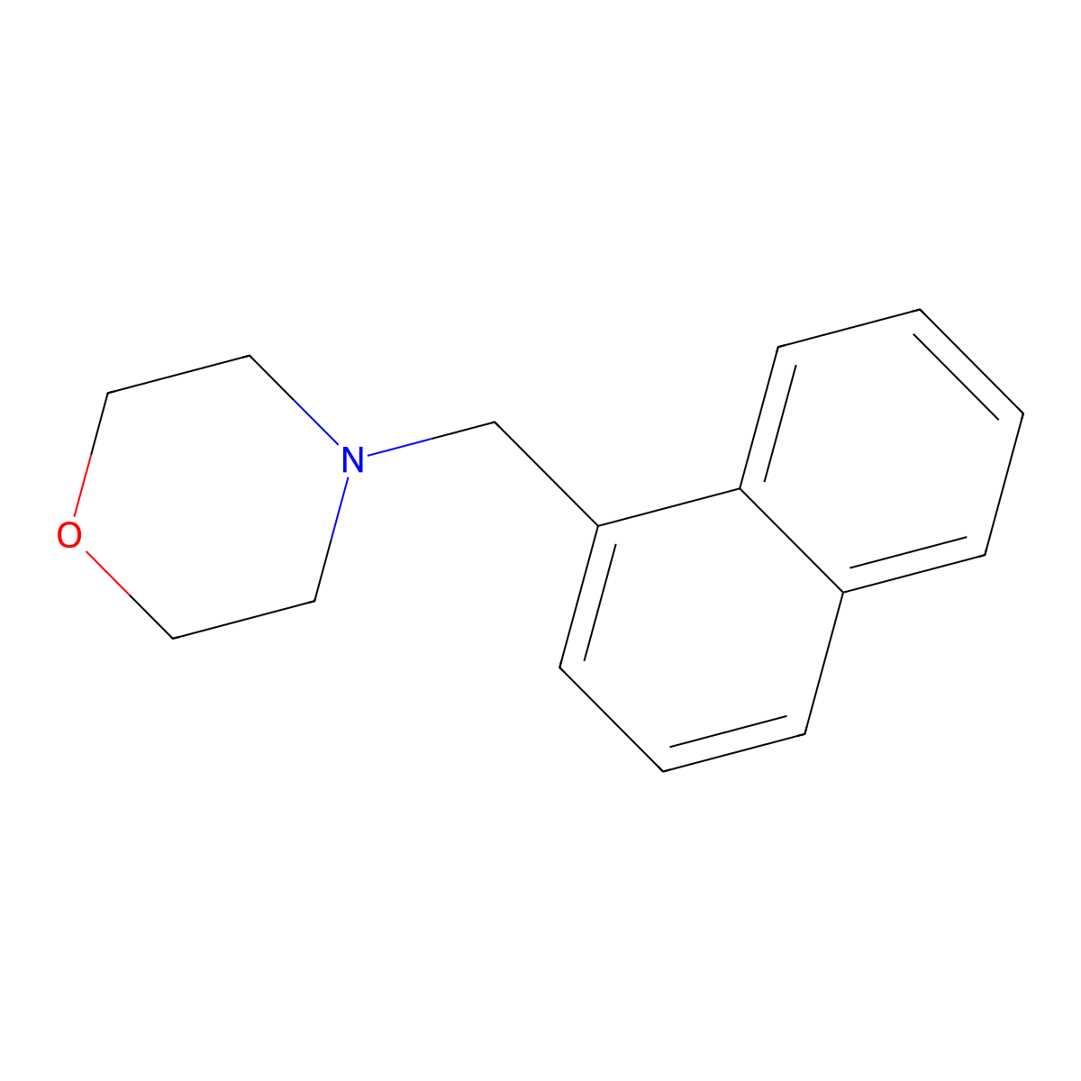 4-(Naphthalen-1-ylmethyl)morpholine molecular structure, CAS 2862-82-0