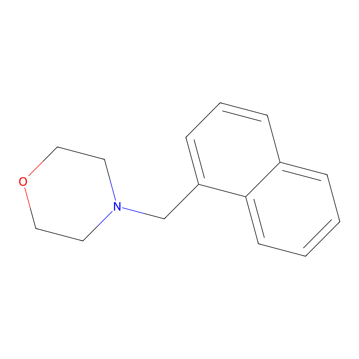 4-(Naphthalen-1-ylmethyl)morpholine molecular structure, CAS 2862-82-0