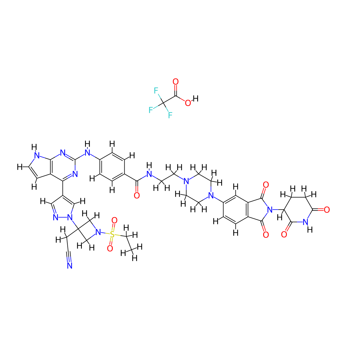 SJ1008030 (Tfa) molecular structure, CAS 2863634-97-1