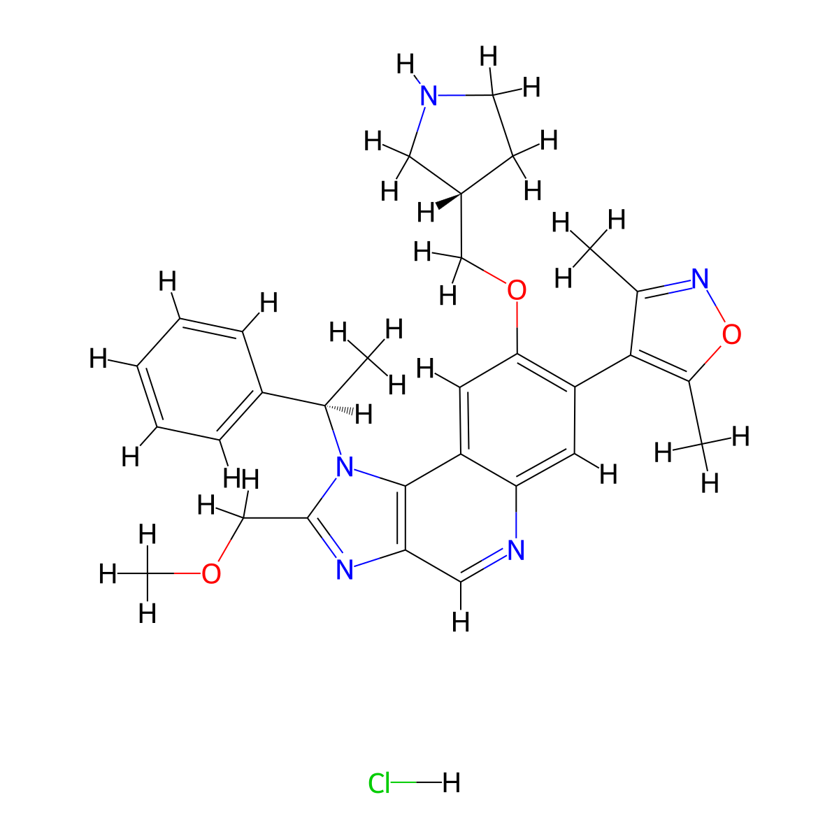 GSK778 hydrochloride molecular structure, CAS 2863657-79-6