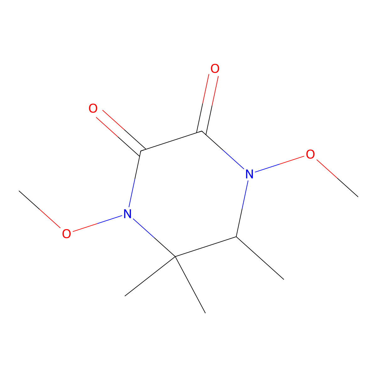 1,4-Dimethoxy-5,5,6-trimethylpiperazine-2,3-dione molecular structure, CAS 286409-67-4