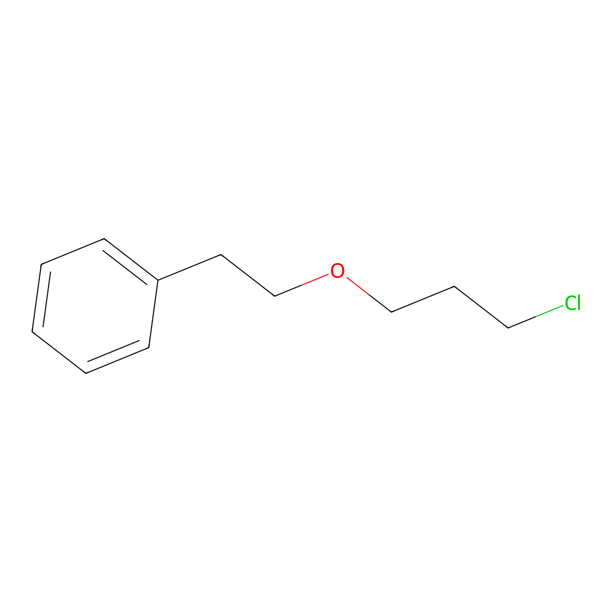 [2-(3-Chloropropoxy)ethyl]benzene molecular structure, CAS 286440-98-0