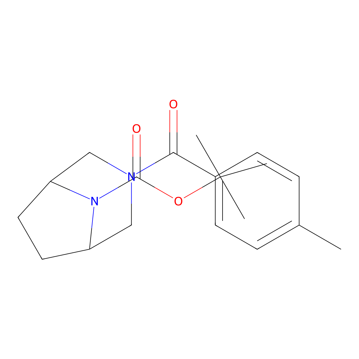 1,1-Dimethylethyl 3-(4-methylbenzoyl)-3,8-diazabicyclo[3.2.1]octane-8-carboxylate molecular structure, CAS 2864476-73-1